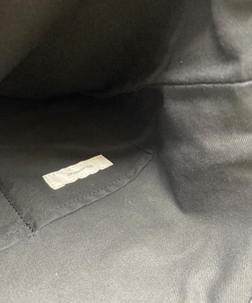 SOLAMONAT（ソラモナ）SOLAMONAT (ソラモナ) TIDE WAY (タイドウェイ) レザーショルダーバッグ ブラックの古着・服飾アイテム