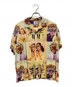 son of the cheese（サノバチーズ））の古着「オープンカラーシャツ」｜オレンジ