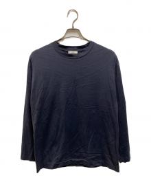 ATON（エイトン）の古着「ロングスリーブカットソー」｜ブラック