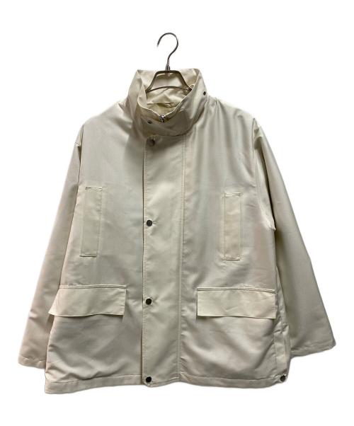 TOMORROW LAND（トゥモローランド）TOMORROW LAND (トゥモローランド) シルクポリエステルツイル フィールドコート ホワイト サイズ:Sの古着・服飾アイテム