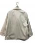 TOMORROW LAND (トゥモローランド) シルクポリエステルツイル フィールドコート ホワイト サイズ:S：13000円