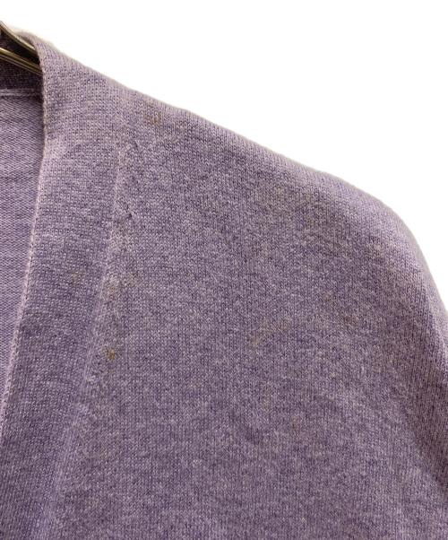 RHC Ron Herman（アールエイチシー ロンハーマン）RHC Ron Herman (アールエイチシー ロンハーマン) コットンカシミヤカーディガン パープル サイズ:Ｌの古着・服飾アイテム