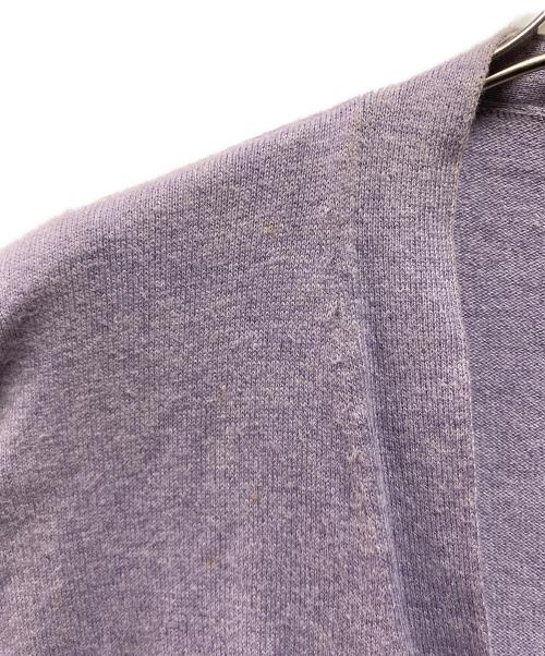 RHC Ron Herman（アールエイチシー ロンハーマン）RHC Ron Herman (アールエイチシー ロンハーマン) コットンカシミヤカーディガン パープル サイズ:Ｌの古着・服飾アイテム