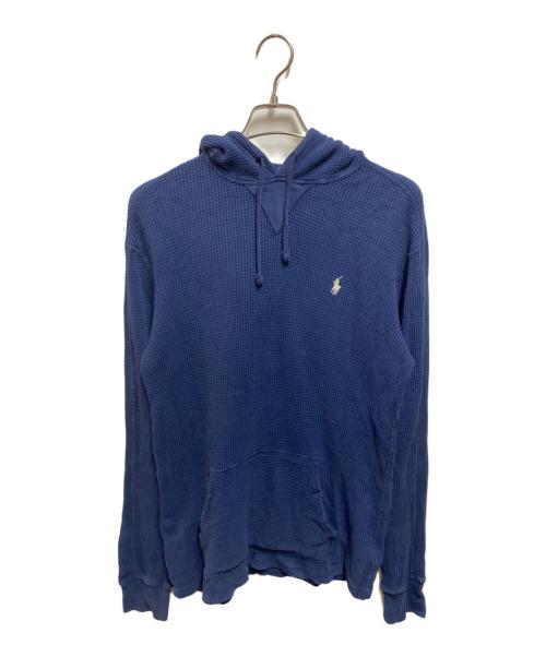 POLO RALPH LAUREN（ポロ・ラルフローレン）POLO RALPH LAUREN (ポロ・ラルフローレン) サーマルフーディ ネイビー サイズ:Mの古着・服飾アイテム