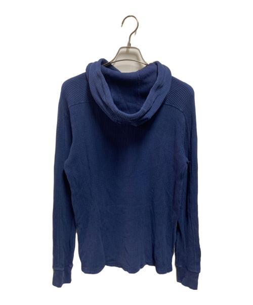 POLO RALPH LAUREN（ポロ・ラルフローレン）POLO RALPH LAUREN (ポロ・ラルフローレン) サーマルフーディ ネイビー サイズ:Mの古着・服飾アイテム