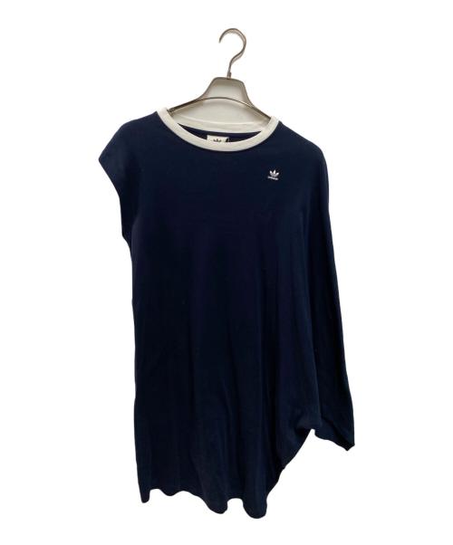 adidas（アディダス）adidas (アディダス) HYKE (ハイク) カットソー ネイビー サイズ:Mの古着・服飾アイテム