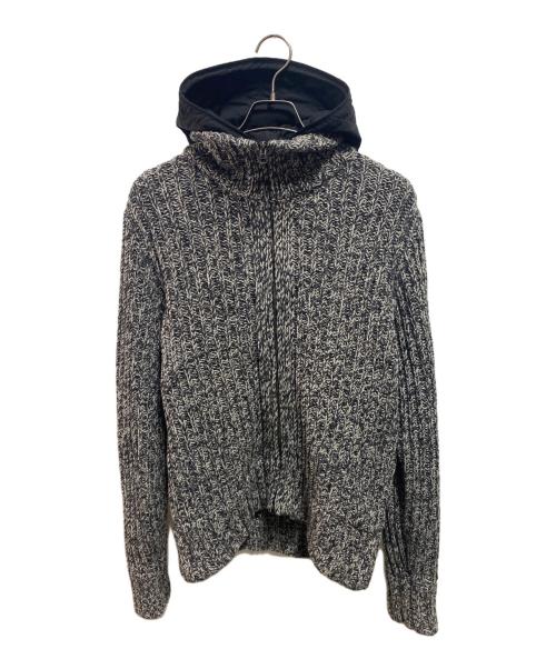 DOLCE & GABBANA（ドルチェ＆ガッバーナ）DOLCE & GABBANA (ドルチェ＆ガッバーナ) レイヤードニットジャケット グレー サイズ:48の古着・服飾アイテム