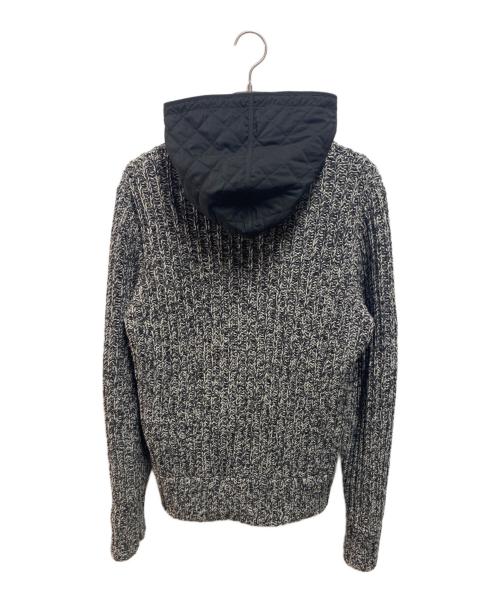 DOLCE & GABBANA（ドルチェ＆ガッバーナ）DOLCE & GABBANA (ドルチェ＆ガッバーナ) レイヤードニットジャケット グレー サイズ:48の古着・服飾アイテム