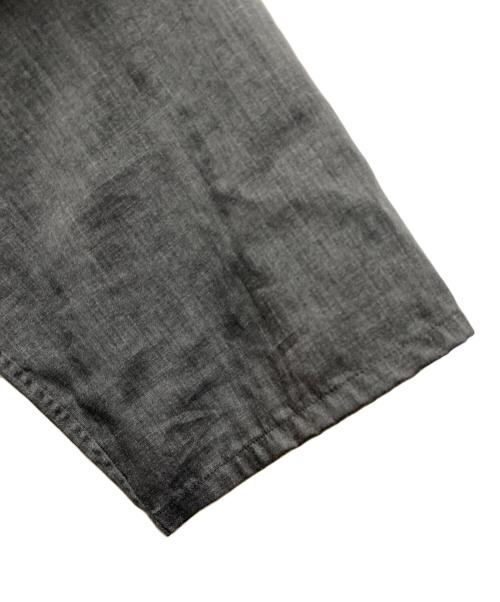 NO CONTROL AIR（ノーコントロールエアー）NO CONTROL AIR (ノーコントロールエアー) クールマックスリネン混トロピカル七分袖オールインワン グレー サイズ:3の古着・服飾アイテム