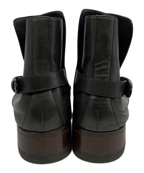GUCCI（グッチ）GUCCI (グッチ) ストラップレザーブーツ ブラック サイズ:42の古着・服飾アイテム