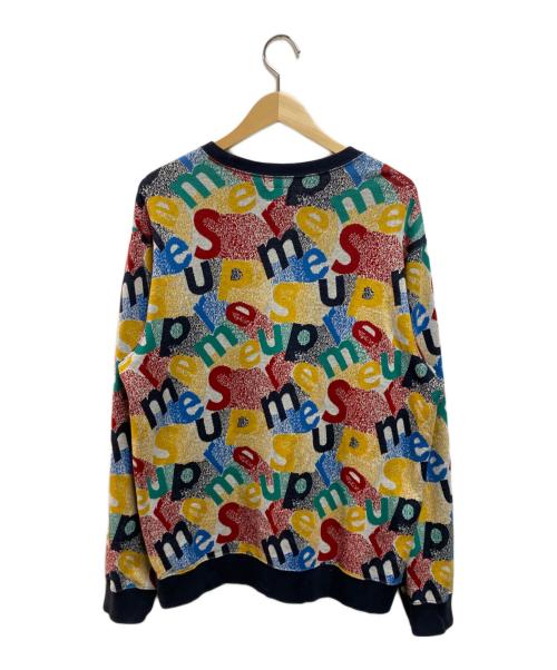 SUPREME（シュプリーム）SUPREME (シュプリーム) Scatter Text Crewneck マルチカラー サイズ:Mの古着・服飾アイテム