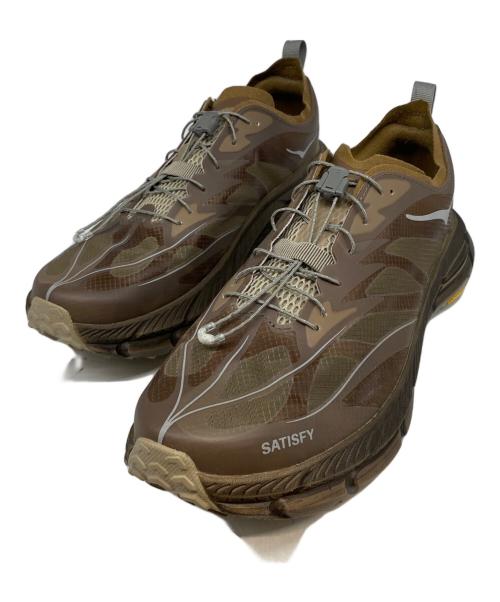 HOKAONEONE（ホカオネオネ）HOKAONEONE (ホカオネオネ) Satisfy (サティスファイ) Mafate Speed 4 Lite ブラウン サイズ:29の古着・服飾アイテム