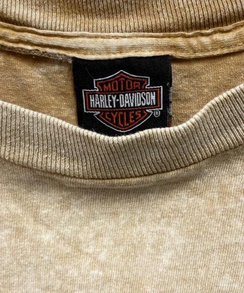 HARLEY-DAVIDSON（ハーレーダビッドソン）HARLEY-DAVIDSON (ハーレーダビッドソン) 00's プリントTシャツ ブラウン サイズ:Ｌの古着・服飾アイテム