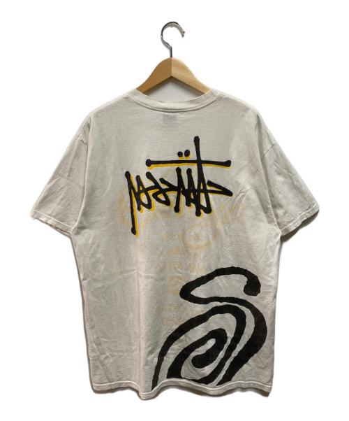 stussy（ステューシー）stussy (ステューシー) Tシャツ ホワイト サイズ:Ｌの古着・服飾アイテム