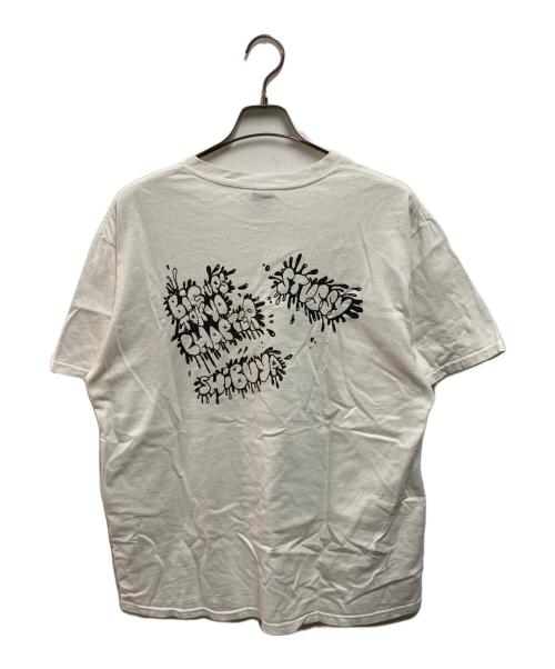 stussy（ステューシー）stussy (ステューシー) プリントTシャツ ホワイト サイズ:Ｌの古着・服飾アイテム