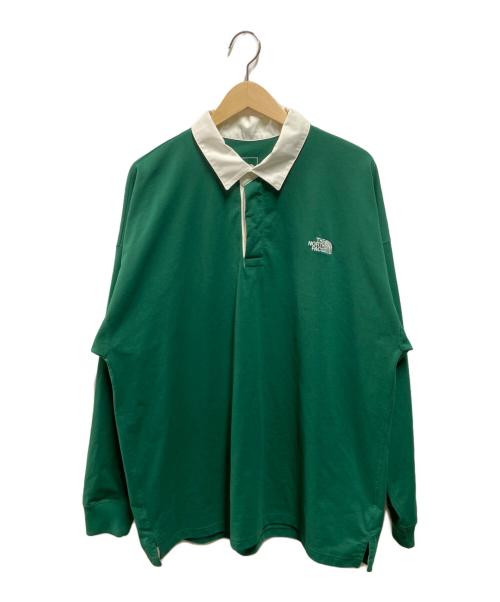 THE NORTH FACE（ザ ノース フェイス）THE NORTH FACE (ザ ノース フェイス) ロングスリーブラガーシャツ グリーン サイズ:XLの古着・服飾アイテム
