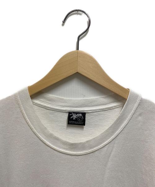 stussy（ステューシー）stussy (ステューシー) グラフィックＴシャツ ホワイト サイズ:Ｌの古着・服飾アイテム