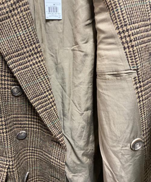 POLO RALPH LAUREN（ポロ・ラルフローレン）POLO RALPH LAUREN (ポロ・ラルフローレン) チェックチェスターコート ブラウン サイズ:42 未使用品の古着・服飾アイテム