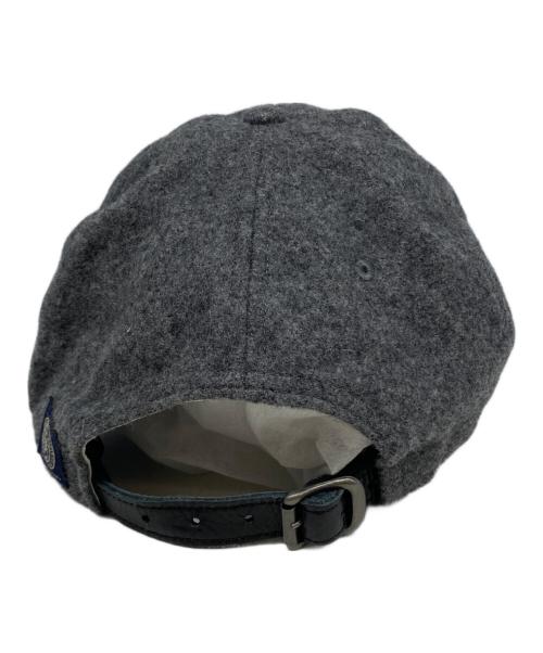 POLO RALPH LAUREN（ポロ・ラルフローレン）POLO RALPH LAUREN (ポロ・ラルフローレン) ウールキャップ グレーの古着・服飾アイテム