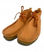 CLARKS×end.クラークス×エンド）の古着「OXFORD FLOWERS WALLABEE BOOT」｜オレンジ