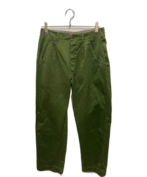 USED（ユーズド）USED (ユーズド) スウェーデン軍ミリタリーパンツ グリーン サイズ:Ｄ92の古着・服飾アイテム