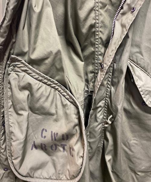 US ARMY（ユーエスアーミー）US ARMY (ユーエスアーミー) フード後付フィッシュテールコート グリーン サイズ:XSの古着・服飾アイテム