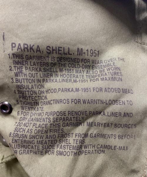 US ARMY（ユーエスアーミー）US ARMY (ユーエスアーミー) フード後付フィッシュテールコート グリーン サイズ:XSの古着・服飾アイテム