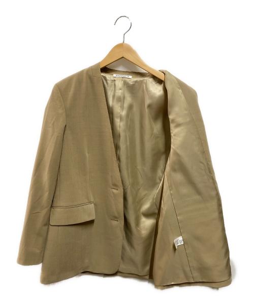 BEAUTY&YOUTH（ビューティーアンドユース）BEAUTY&YOUTH (ビューティーアンドユース) カットオフ カラーレス ジャケット ベージュ サイズ:Mの古着・服飾アイテム