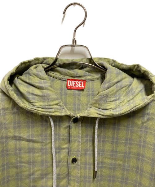 DIESEL（ディーゼル）DIESEL (ディーゼル) シャツ グリーン サイズ:44の古着・服飾アイテム