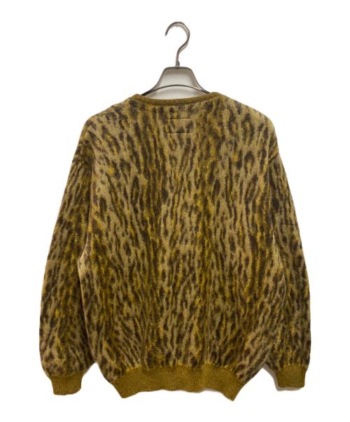 WACKO MARIA（ワコマリア）WACKO MARIA (ワコマリア) LEOPARD MOHAIR CARDIGAN ブラウン サイズ:Mの古着・服飾アイテム
