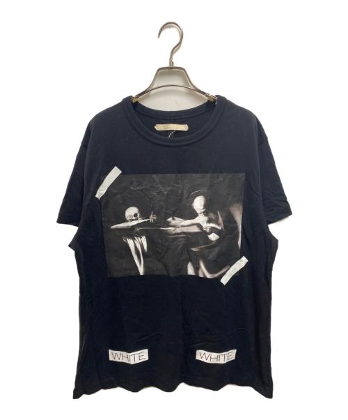 OFFWHITE（オフホワイト）OFFWHITE (オフホワイト) CARAVAGGIO T-SHIRT ブラック サイズ:Ｓの古着・服飾アイテム