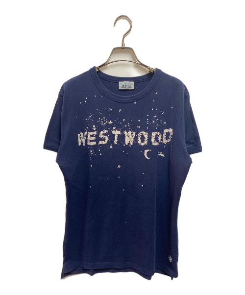 Vivienne Westwood man（ヴィヴィアン ウェストウッド マン）Vivienne Westwood man (ヴィヴィアン ウェストウッド マン) Milky Way Tee ネイビー サイズ:サイズタグ欠損の古着・服飾アイテム