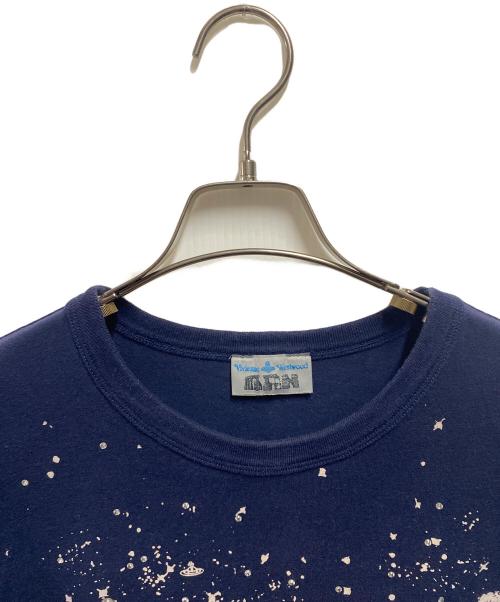 Vivienne Westwood man（ヴィヴィアン ウェストウッド マン）Vivienne Westwood man (ヴィヴィアン ウェストウッド マン) Milky Way Tee ネイビー サイズ:サイズタグ欠損の古着・服飾アイテム