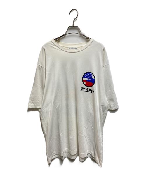 Gosha Rubchinskiy（ゴーシャラブチンスキー）Gosha Rubchinskiy (ゴーシャラブチンスキー) DJ Oversize T-Shirt ホワイト サイズ:Ｓの古着・服飾アイテム