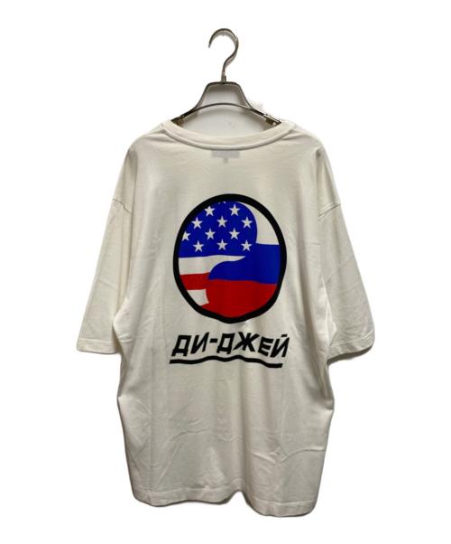 Gosha Rubchinskiy（ゴーシャラブチンスキー）Gosha Rubchinskiy (ゴーシャラブチンスキー) DJ Oversize T-Shirt ホワイト サイズ:Ｓの古着・服飾アイテム