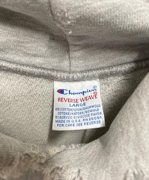 Champion REVERSE WEAVE（チャンピオン リバース ウィーブ）Champion REVERSE WEAVE (チャンピオン リバース ウィーブ) 90sボロリバースウィーブスウェット グレー サイズ:Ⅼの古着・服飾アイテム