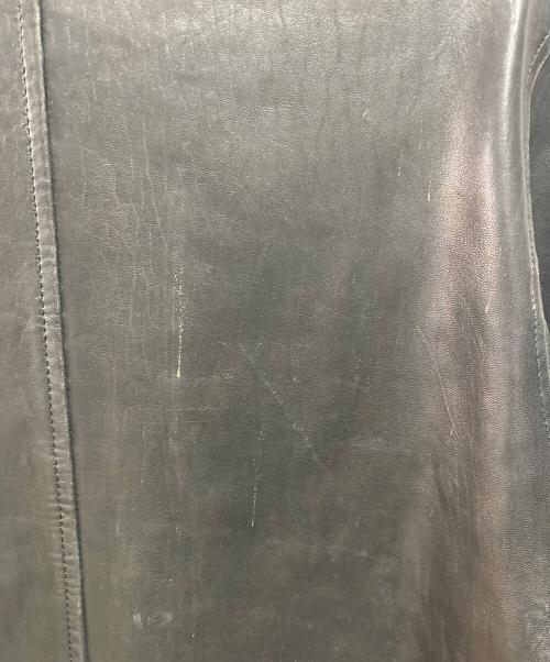 NAUTICA（ノーティカ）NAUTICA (ノーティカ) リバーシブルレザージャケット ブラック サイズ:40の古着・服飾アイテム