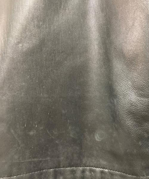 NAUTICA（ノーティカ）NAUTICA (ノーティカ) リバーシブルレザージャケット ブラック サイズ:40の古着・服飾アイテム