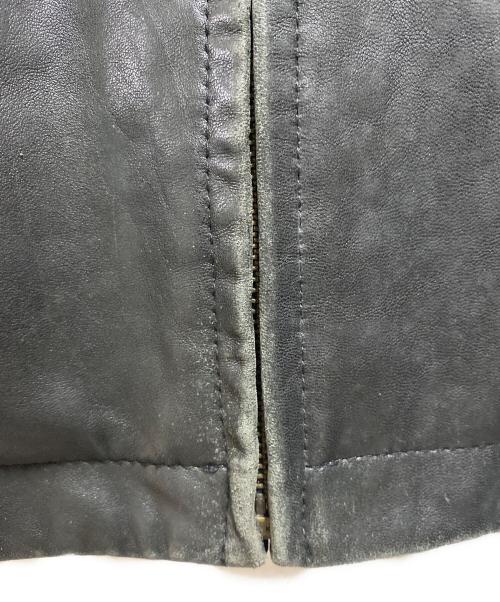 NAUTICA（ノーティカ）NAUTICA (ノーティカ) リバーシブルレザージャケット ブラック サイズ:40の古着・服飾アイテム