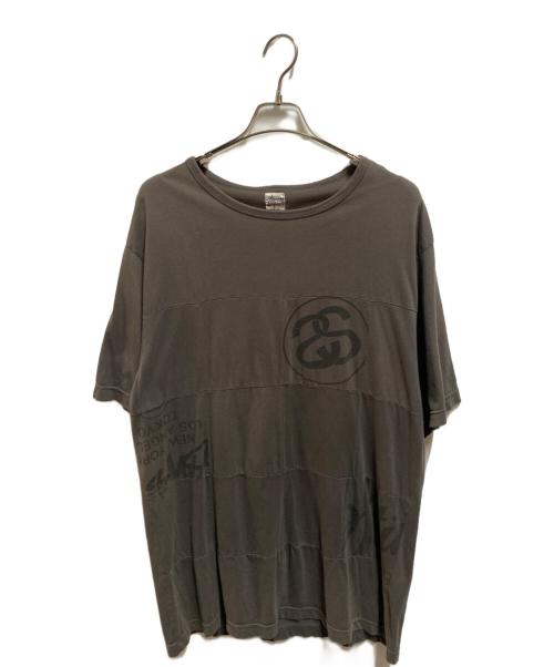 stussy（ステューシー）stussy (ステューシー) 00s再構築ツアーTシャツ グレー サイズ:Ｌの古着・服飾アイテム