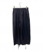 Engineered Garmentsエンジニアドガーメンツ）の古着「2タックウールイージーパンツ」｜ネイビー