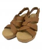 CLARKSクラークス）の古着「Giselle Beach」｜ブラウン