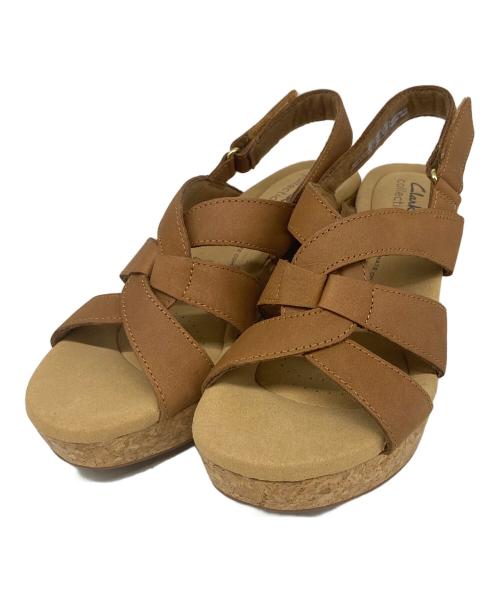 CLARKS（クラークス）CLARKS (クラークス) Giselle Beach ブラウン サイズ:表記無しの古着・服飾アイテム