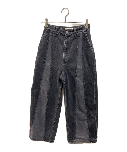 jieda（ジエダ）jieda (ジエダ) EX.SWITCHING OVER DENIM PANTS ブラック サイズ:1の古着・服飾アイテム