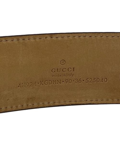 GUCCI（グッチ）GUCCI (グッチ) インターロッキングG バックル GG ベルト ベージュの古着・服飾アイテム