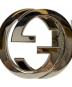 中古・古着 GUCCI (グッチ) インターロッキングG バックル GG ベルト ベージュ：25000円
