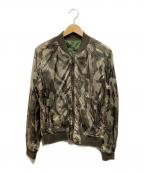 MONCLERモンクレール）の古着「リバーシブル ジップアップナイロンジャケット」｜グリーン