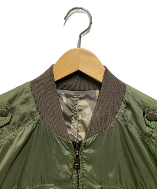 MONCLER（モンクレール）MONCLER (モンクレール) リバーシブル ジップアップナイロンジャケット グリーン サイズ:Mの古着・服飾アイテム