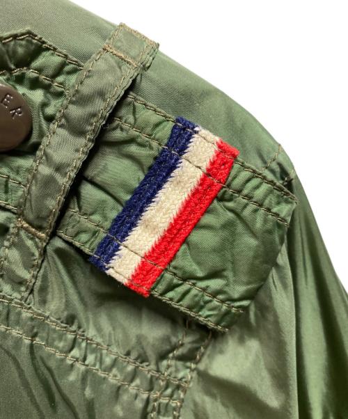 MONCLER（モンクレール）MONCLER (モンクレール) リバーシブル ジップアップナイロンジャケット グリーン サイズ:Mの古着・服飾アイテム