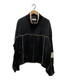 Saint Laurent Paris（サンローランパリ）の古着「パネルデザインハイネックボンバーブルゾン」｜ブラック